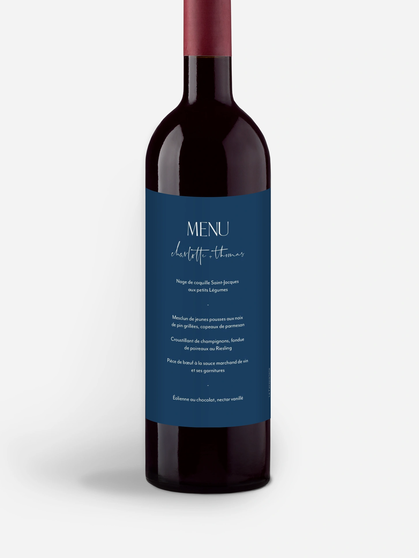 Etiquette bouteille The Big Day