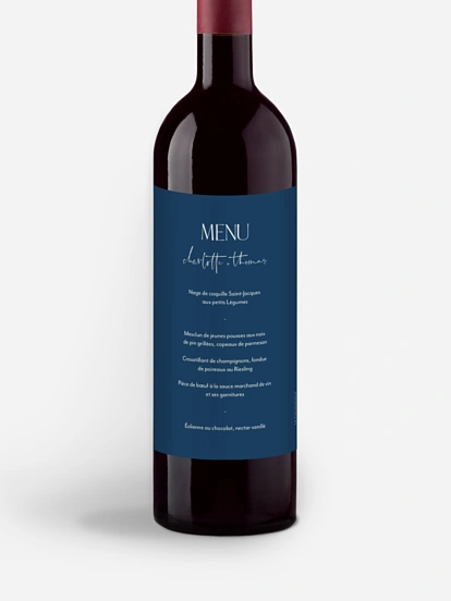 Etiquette bouteille The Big Day