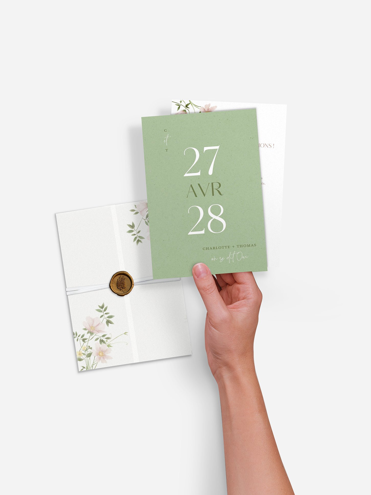 Faire-part de mariage Effluve féérique
