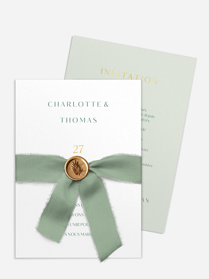 Faire-part de mariage Chic intemporel