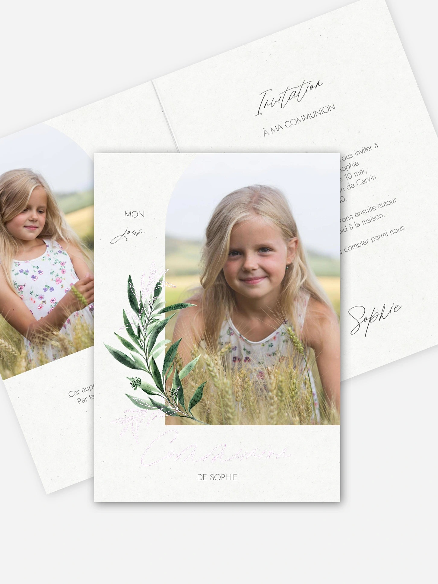 Invitation communion Arche botanique