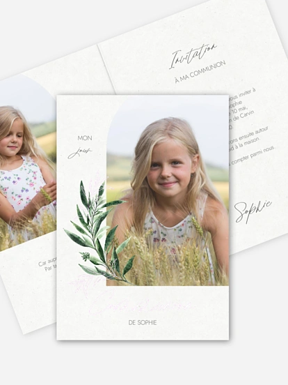 Invitation communion Arche botanique