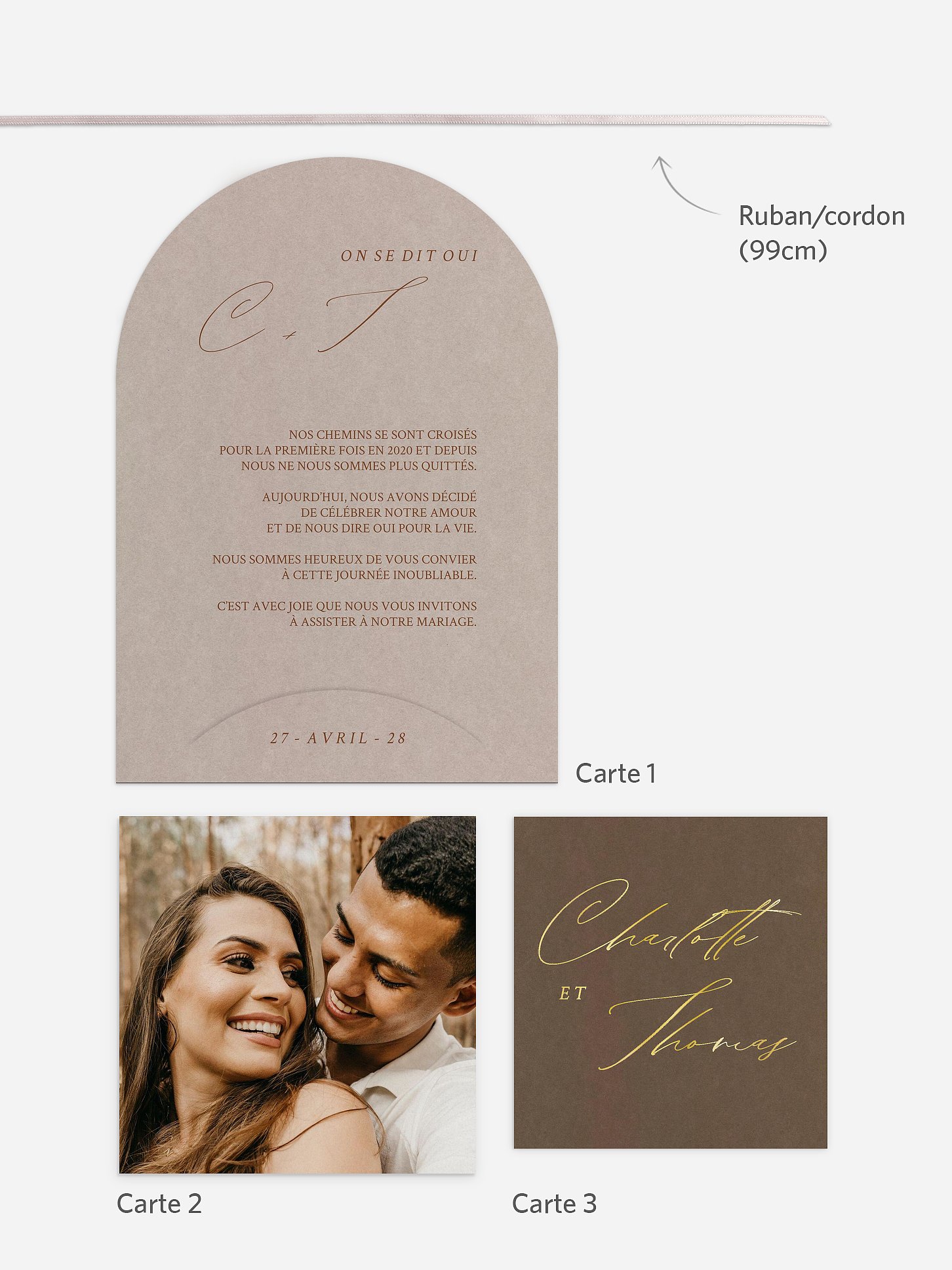 Faire-part de mariage My Eternal Love