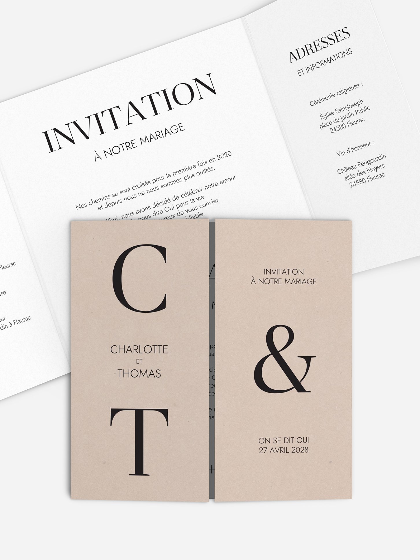 Faire-part de mariage Mi vida