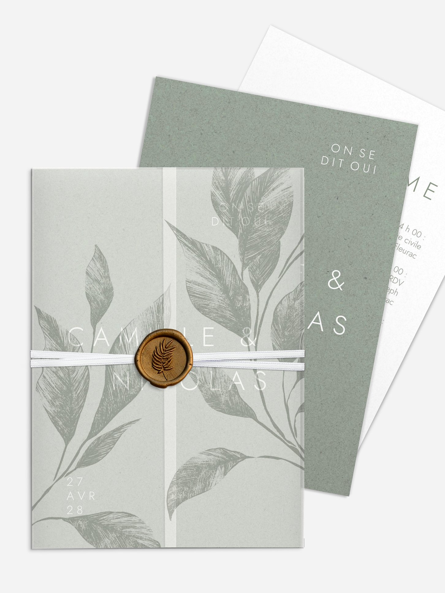 Faire-part de mariage Vintage Feeling