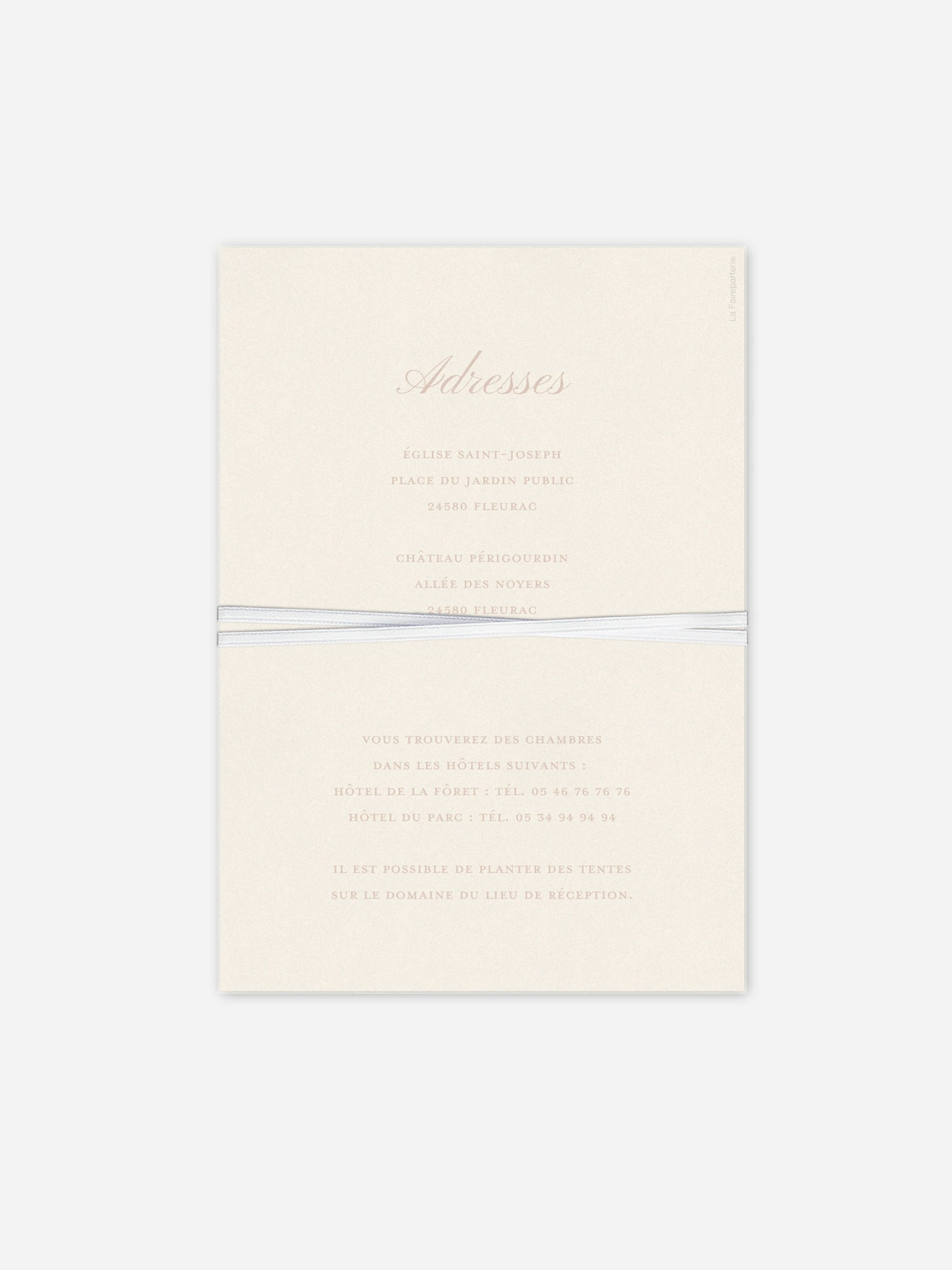 Faire-part de mariage Fleurs royales vintage