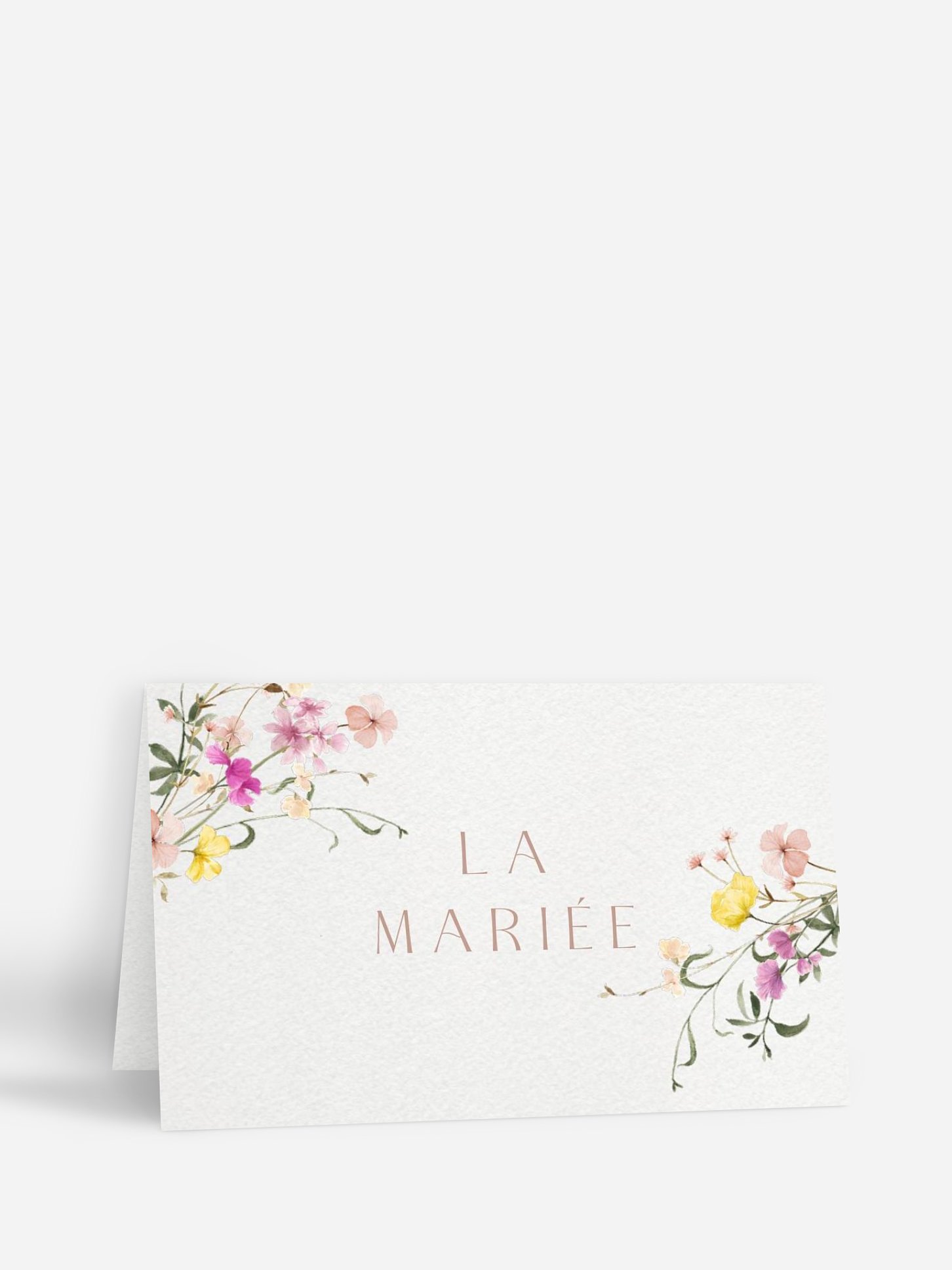 Marque-place mariage Jardin d'amour
