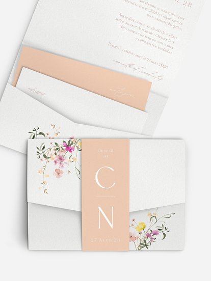 Faire-part de mariage Jardin d'amour