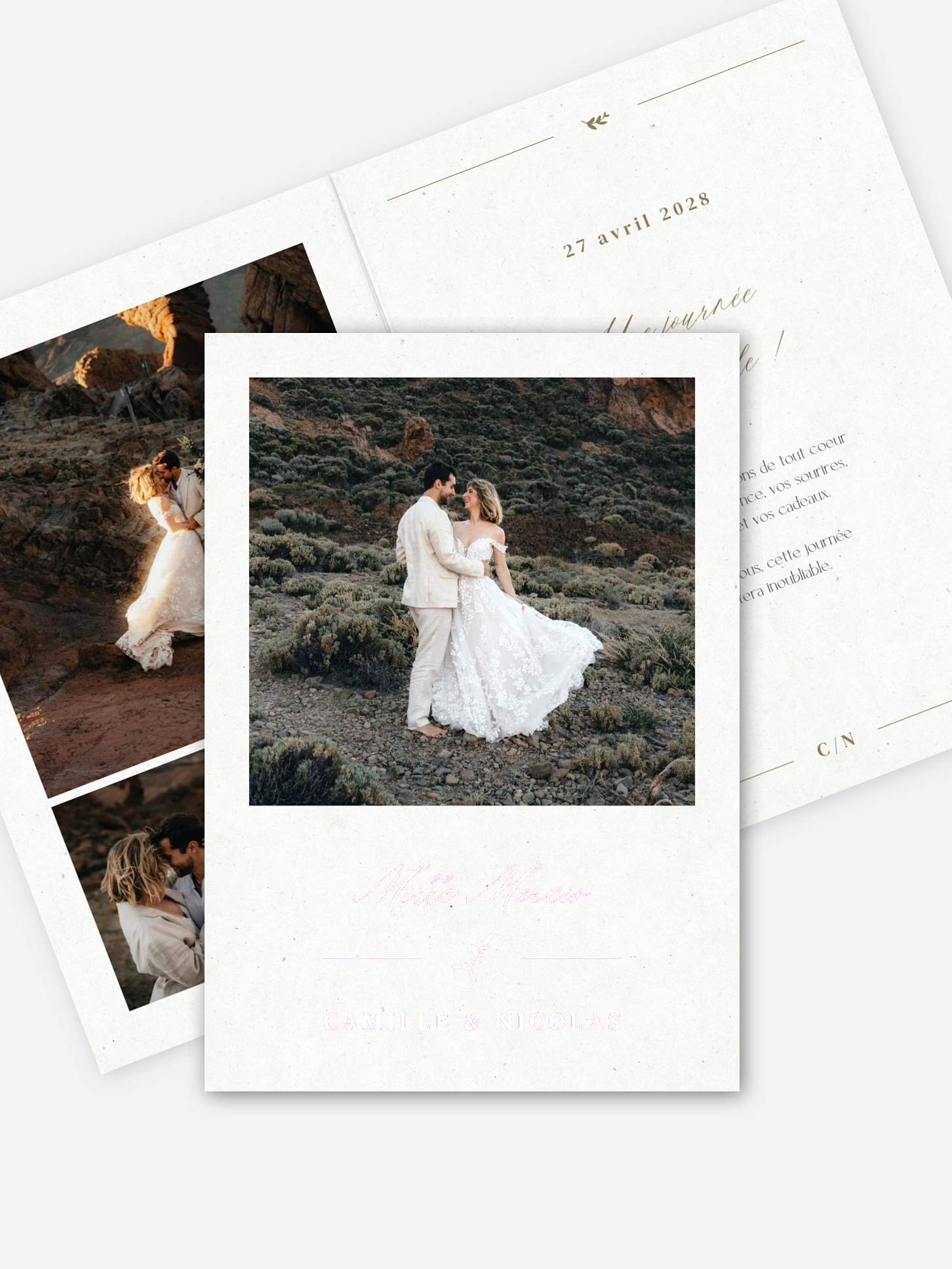 Carte de remerciements Classic Elegance
