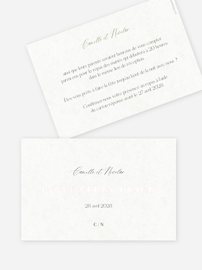 Carton d'invitation Classic Elegance