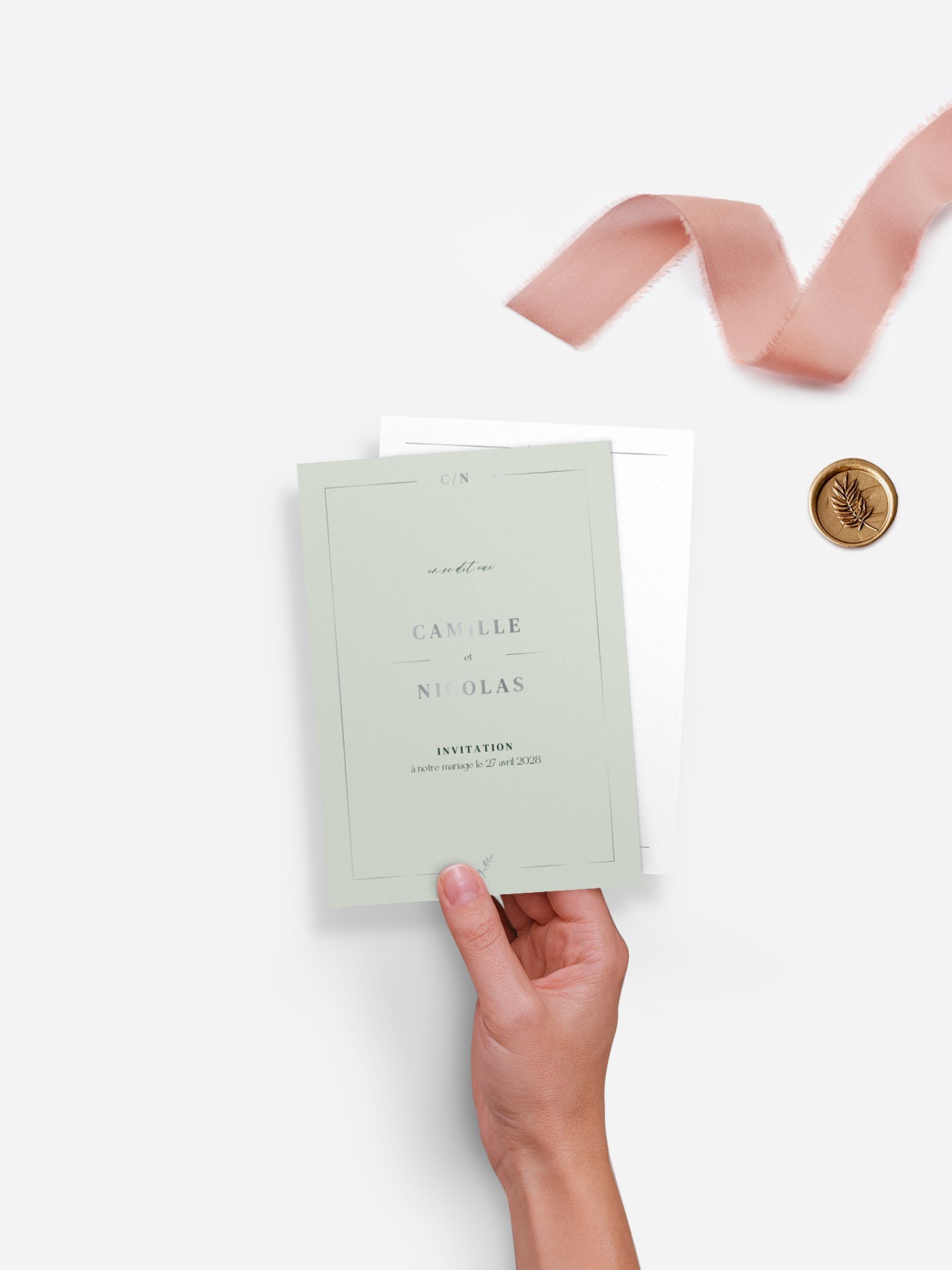 Faire-part de mariage Classic Elegance