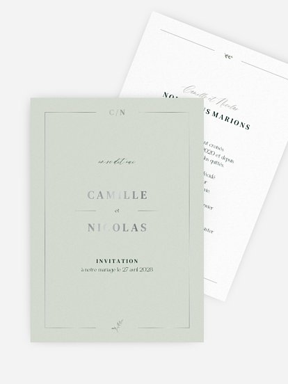 Faire-part de mariage Classic Elegance