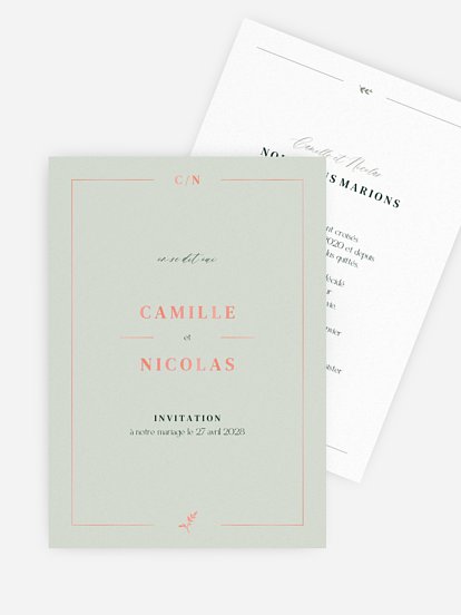 Faire-part de mariage Classic Elegance