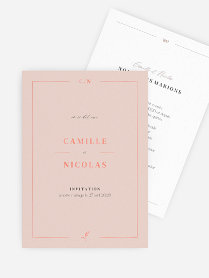 Faire-part de mariage Classic Elegance