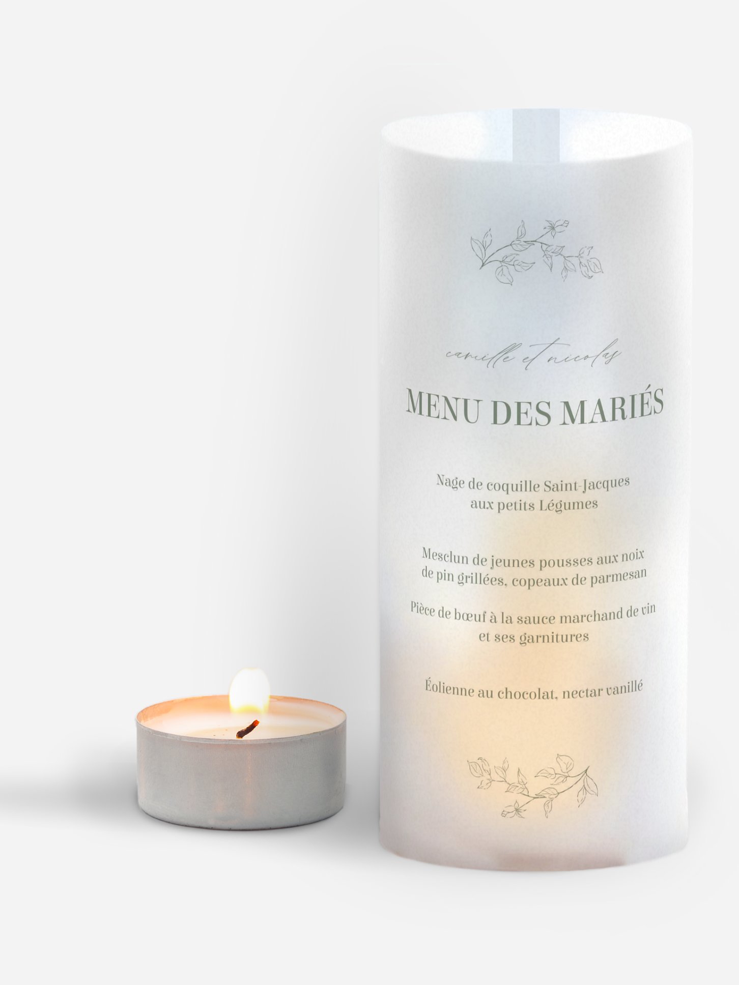 Menu mariage Rosalia