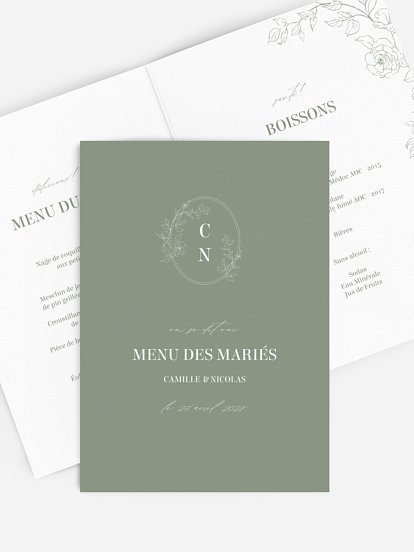 Menu mariage Rosalia