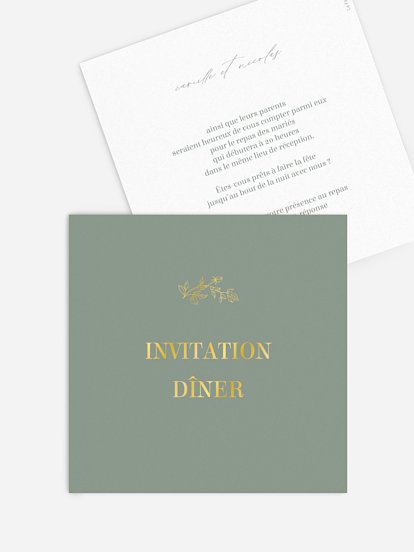 Carton d'invitation Rosalia