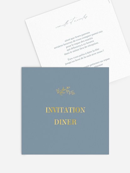 Carton d'invitation Rosalia