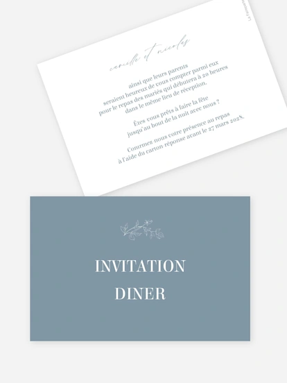 Carton d'invitation Rosalia