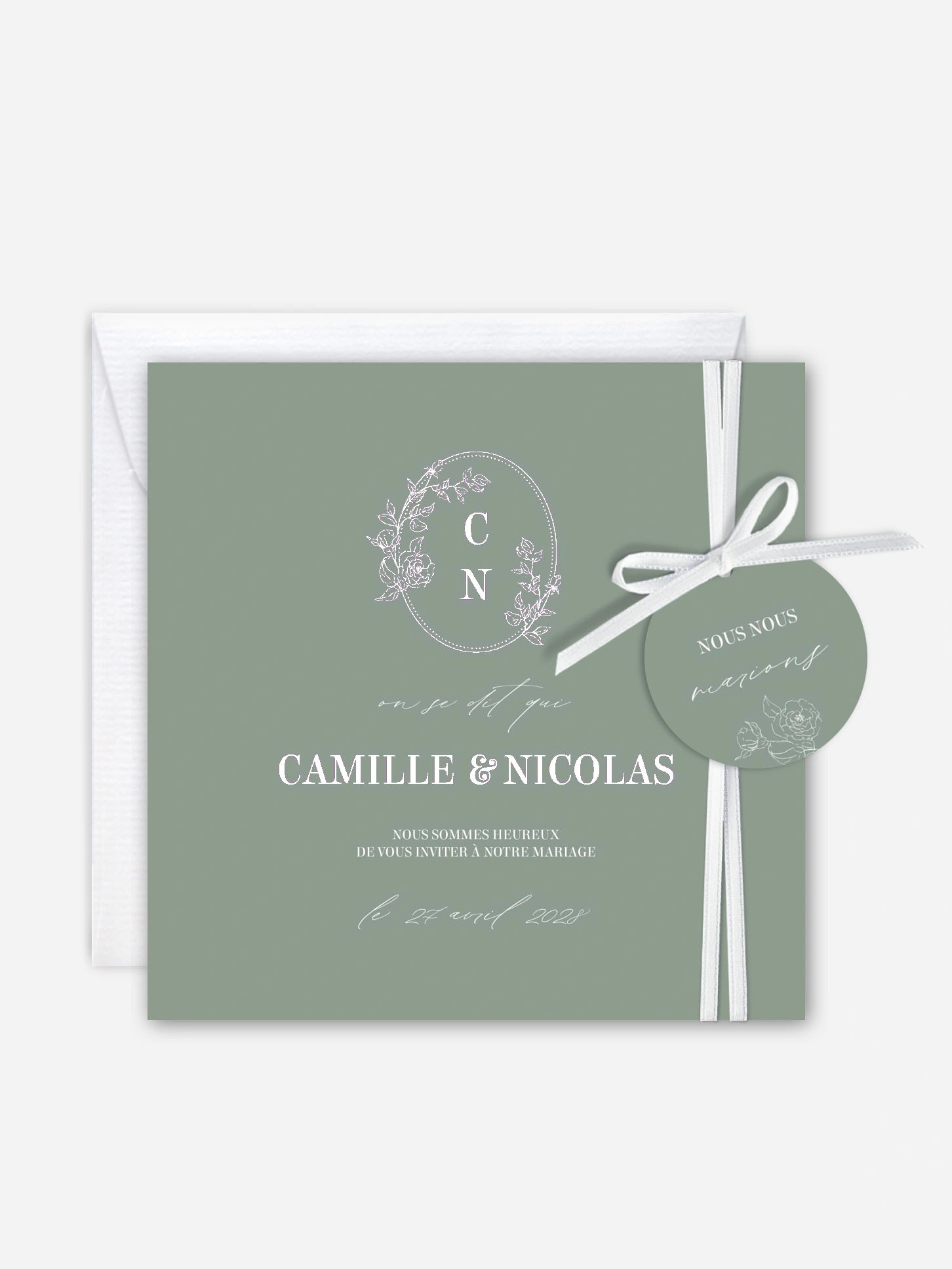 Faire-part de mariage Rosalia