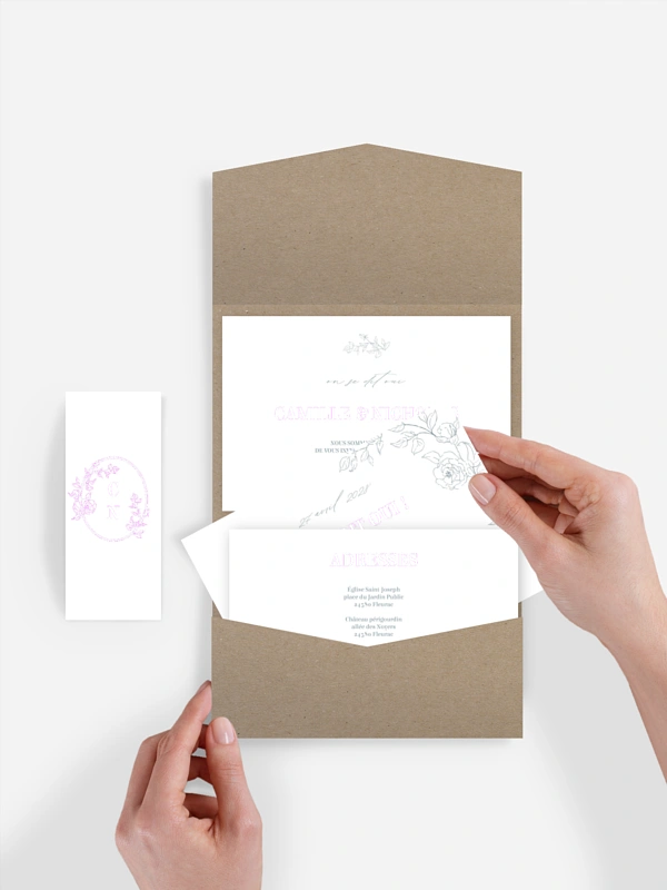 Faire-part de mariage Rosalia