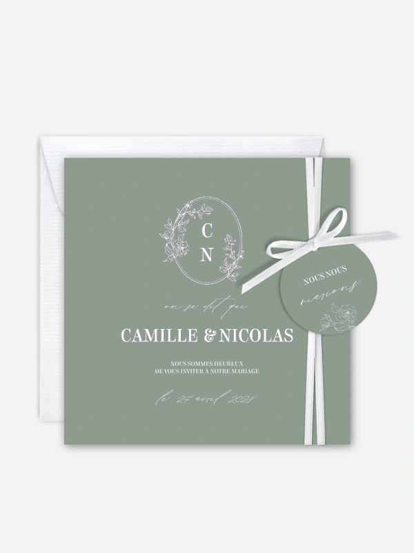 Faire-part de mariage Rosalia