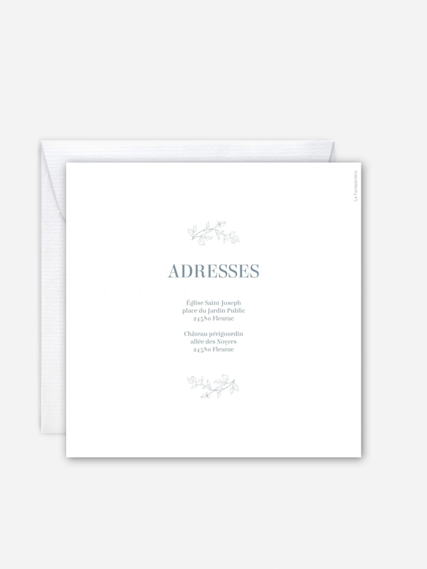 Faire-part de mariage Rosalia