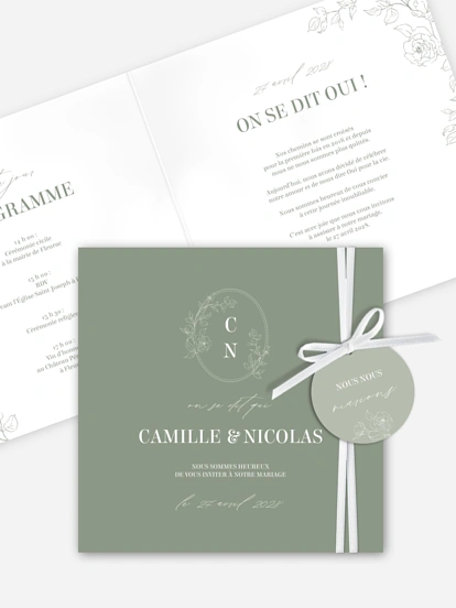 Faire-part de mariage Rosalia