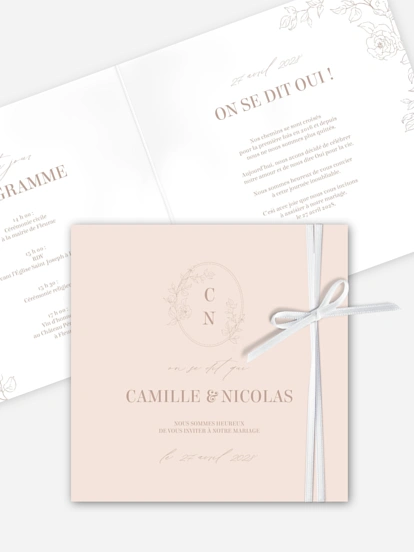 Faire-part de mariage Rosalia