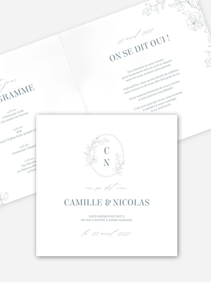 Faire-part de mariage Rosalia