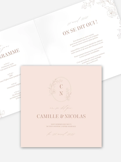 Faire-part de mariage Rosalia