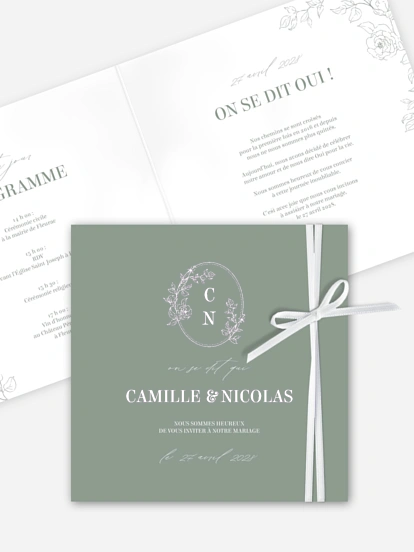 Faire-part de mariage Rosalia