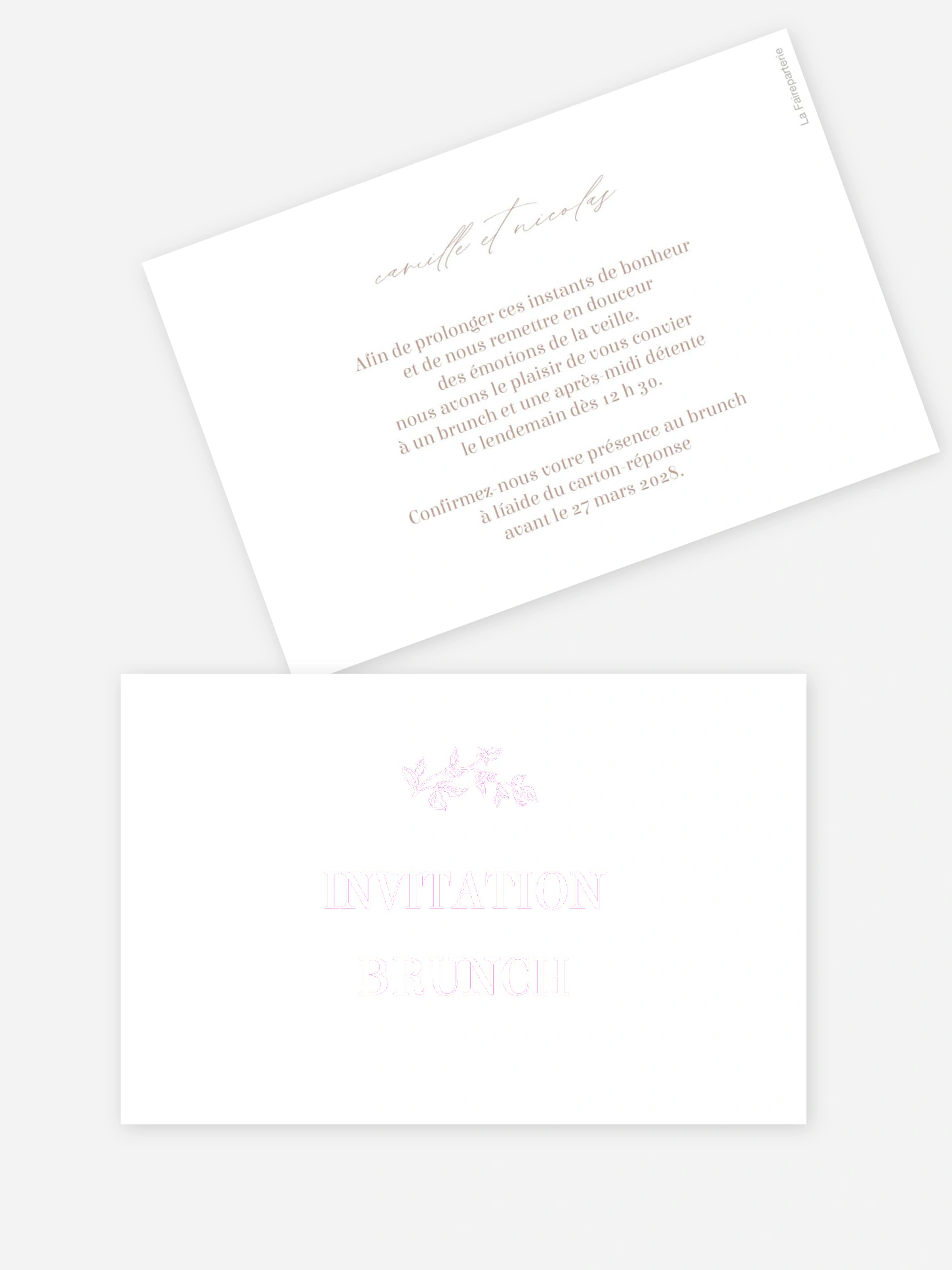 Carte brunch Rosalia