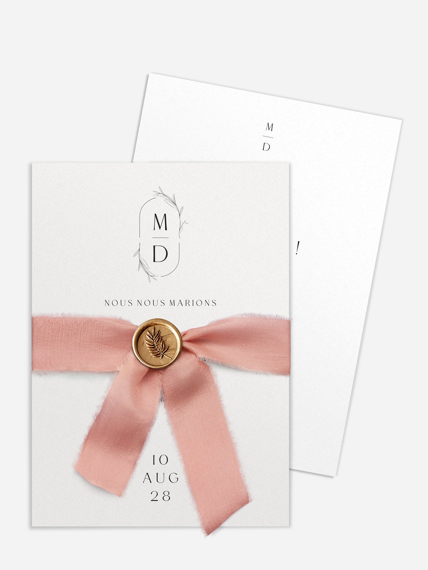 Faire-part de mariage Romance Élégante