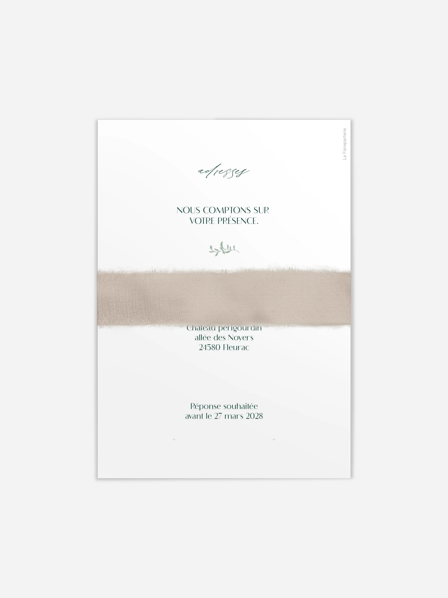Faire-part de mariage Éclat d'amour