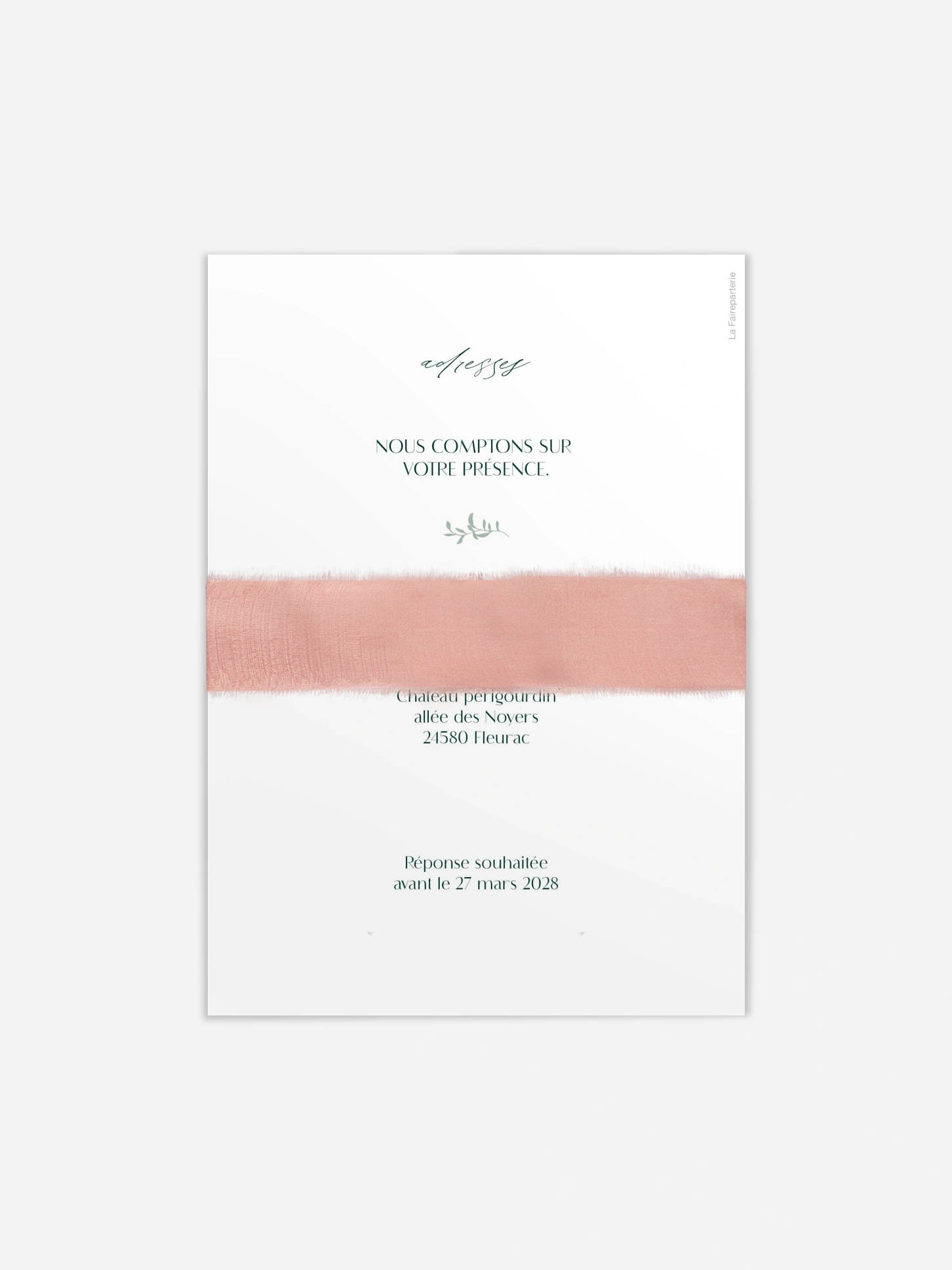 Faire-part de mariage Éclat d'amour