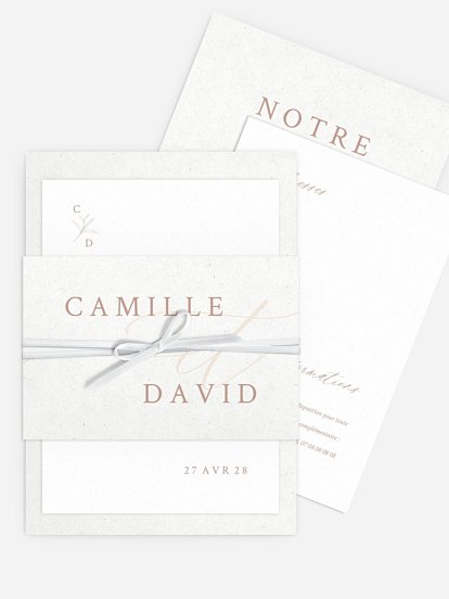 Faire-part de mariage Eternal