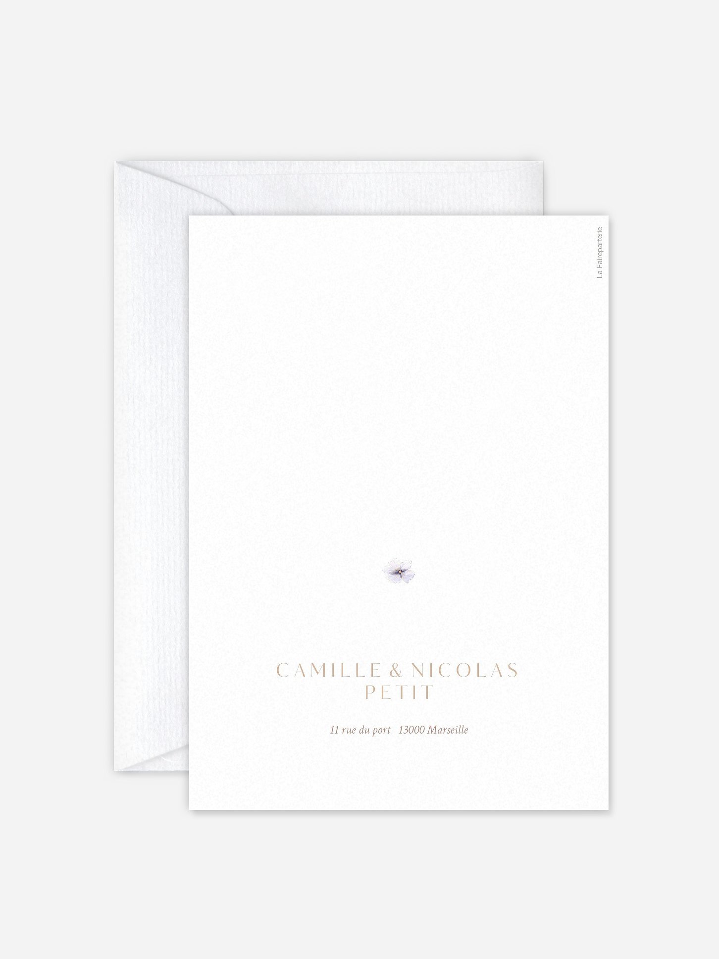 Faire-part de mariage Éveil d'amour