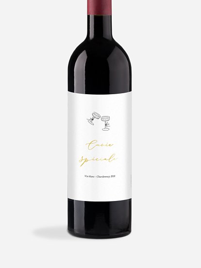 Étiquette bouteille Rendez-vous