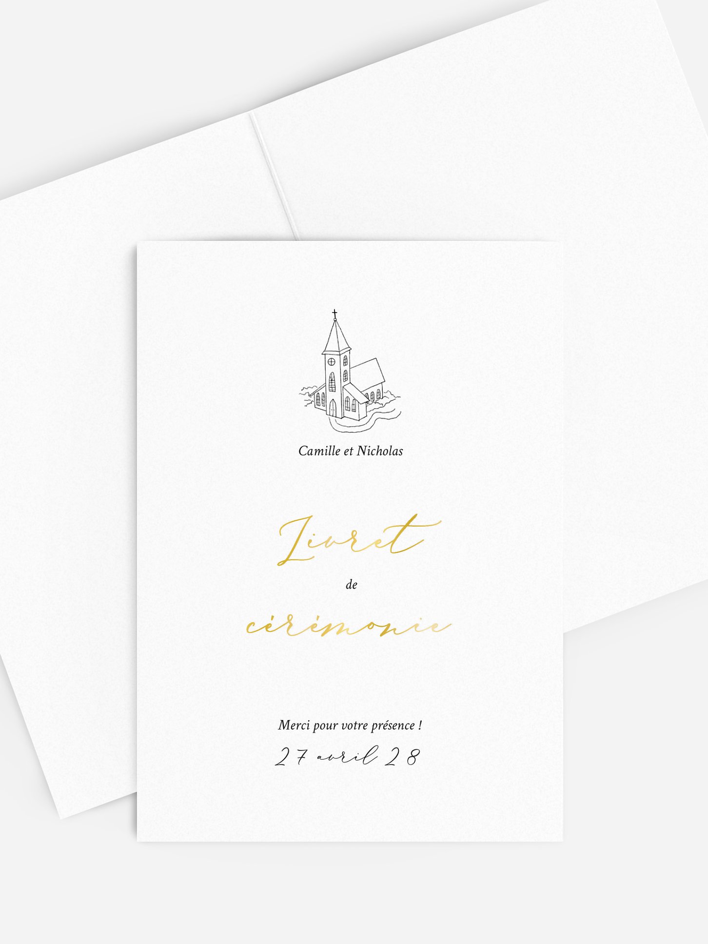 Livret de messe mariage Rendez-vous