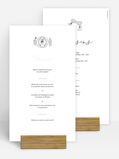 Menu mariage Rendez-vous