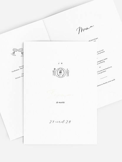 Menu mariage Rendez-vous