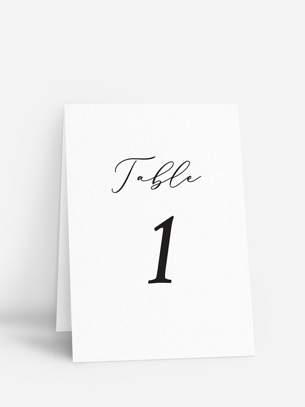 Numéro de table mariage Rendez-vous