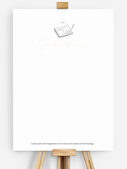 Affiche livre d'or mariage Rendez-vous
