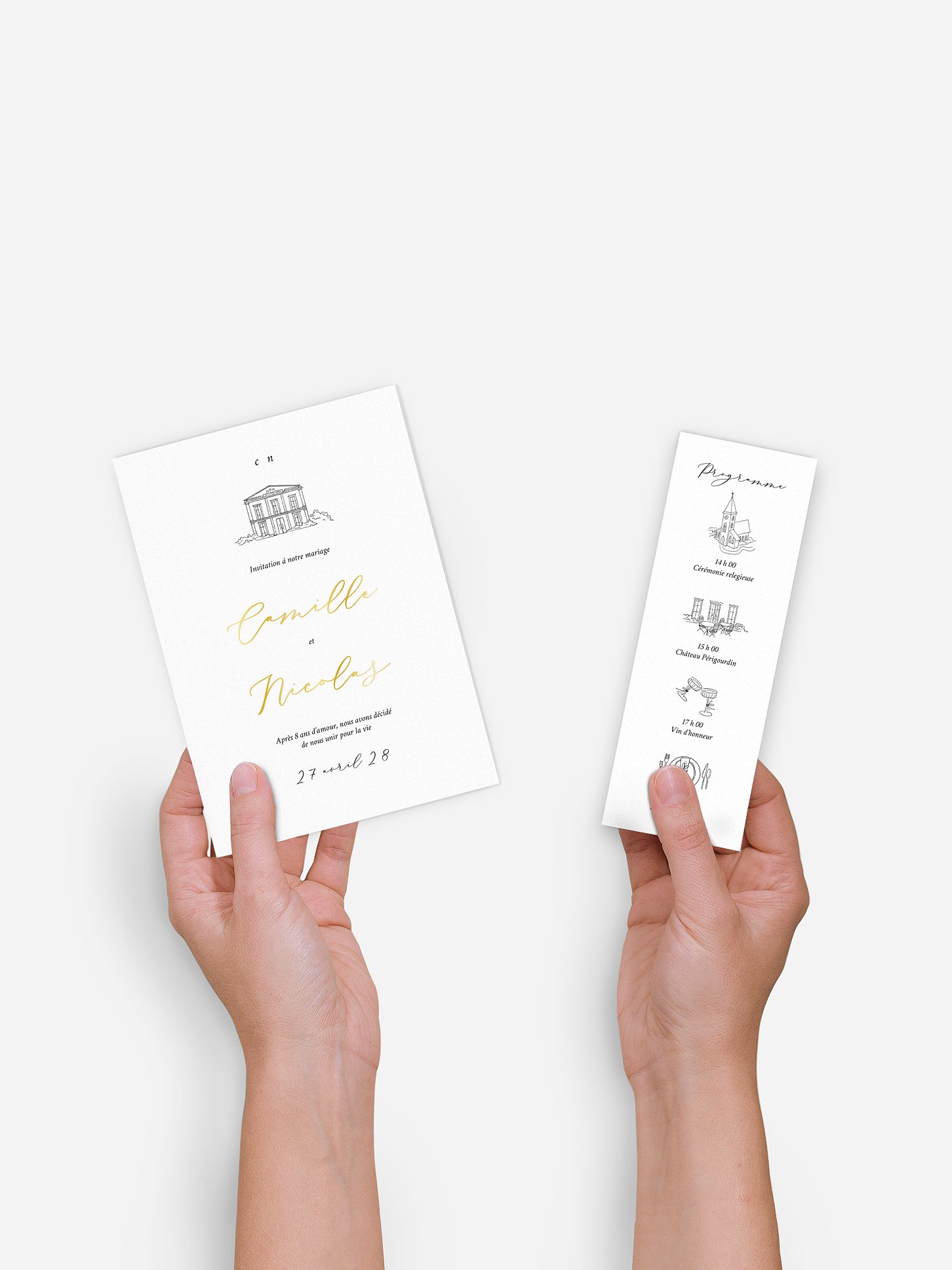 Faire-part de mariage Rendez-vous