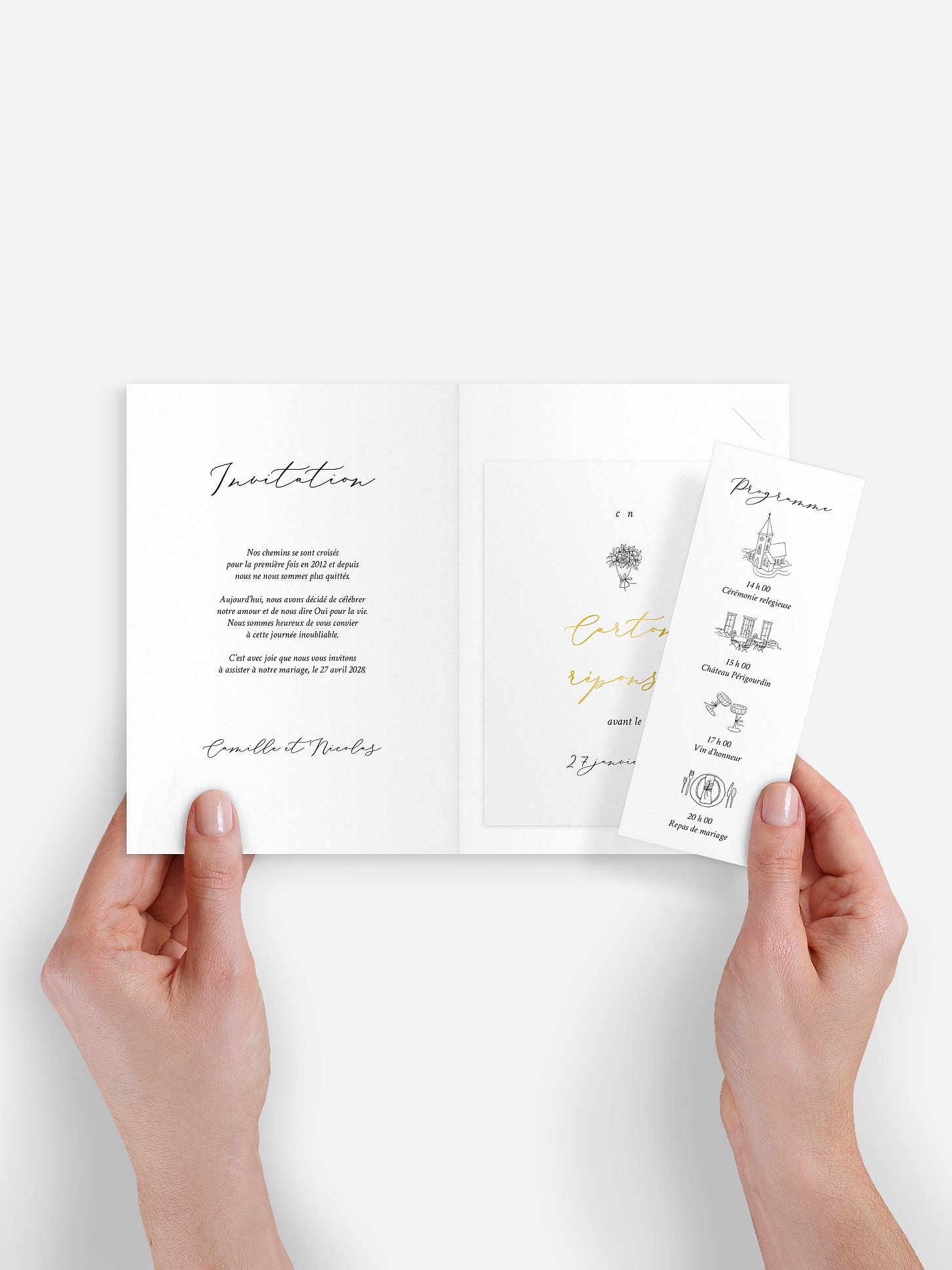 Faire-part de mariage Rendez-vous