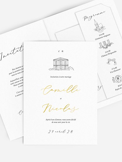Faire-part de mariage Rendez-vous