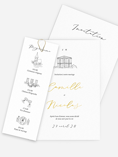 Faire-part de mariage Rendez-vous