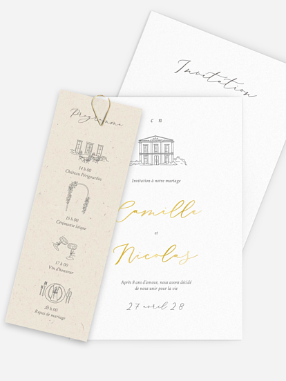 Faire-part de mariage Rendez-vous