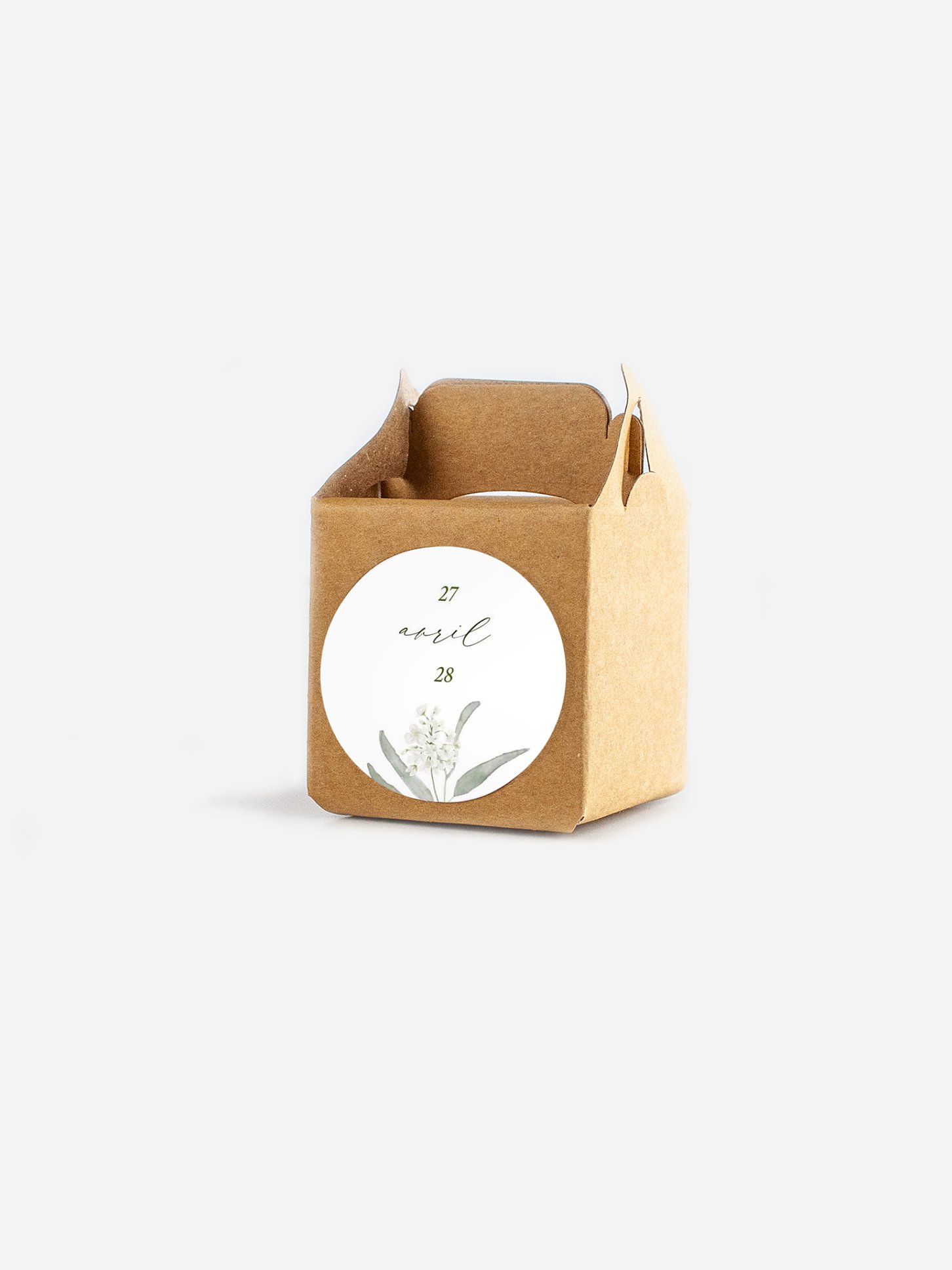 Étiquette cadeau mariage Mariage au jardin